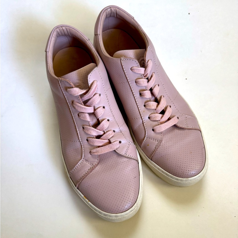 Greats Women’s Classic Royale Perforated Blush Pink Leather Sneakers Shoes Sz 10